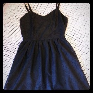 Lacey black dress